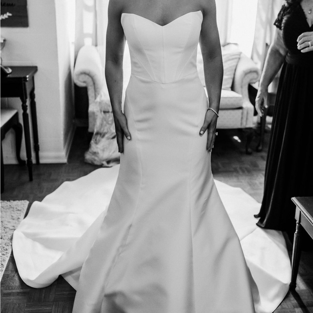 Martina Liana 1624 White Strapless Wedding Dress